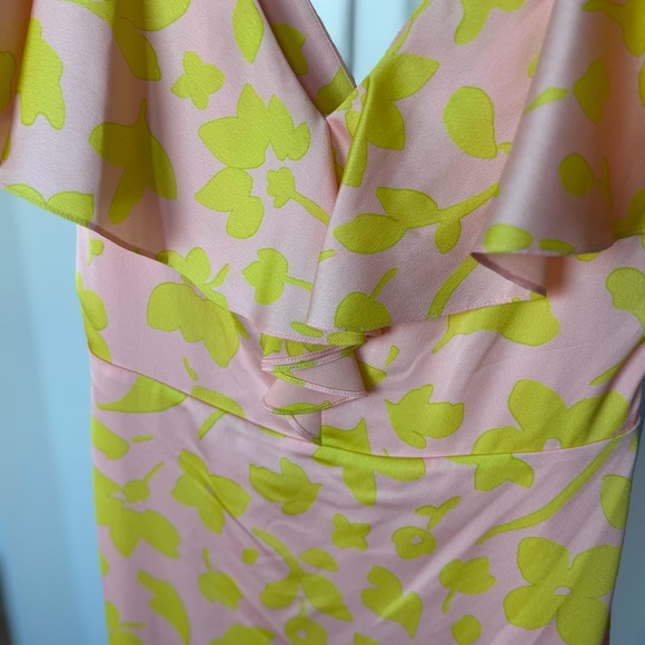 NWT Kate Spade Floral Splash Midi Dress - Picture 5 of 9